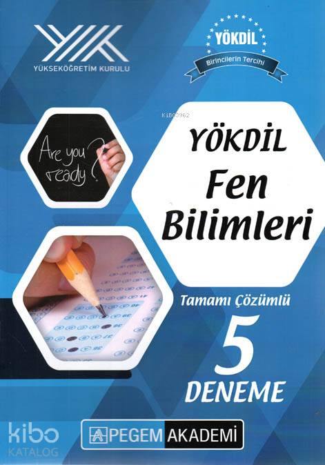YÖKDİL Fen Bilimleri Tamamı Çözümlü 5 Li Deneme 