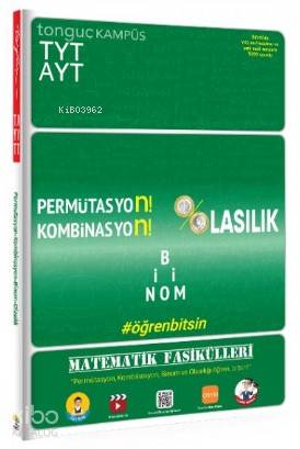 Tonguç Akademi TYT AYT Permütasyon Kombinasyon Binom Olasılık Matematik Fasikülleri