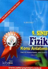 Zafer Yayınları 9. Sınıf Fizik Konu Anlatımlı Zafer 