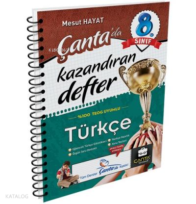 Çanta- 8. Sınıf Türkçe Kazandıran Defter