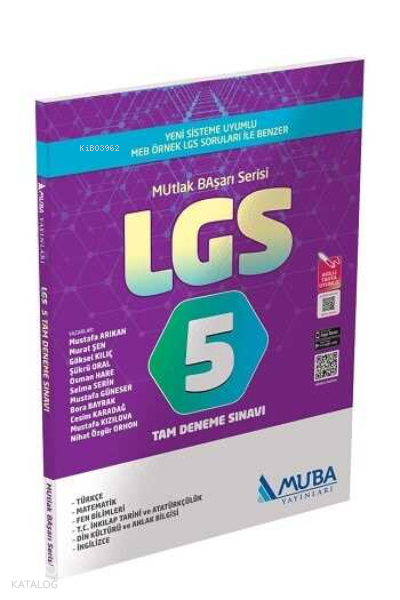 Muba - 8. Sınıf Lgs 5 Tam Deneme Sınavı