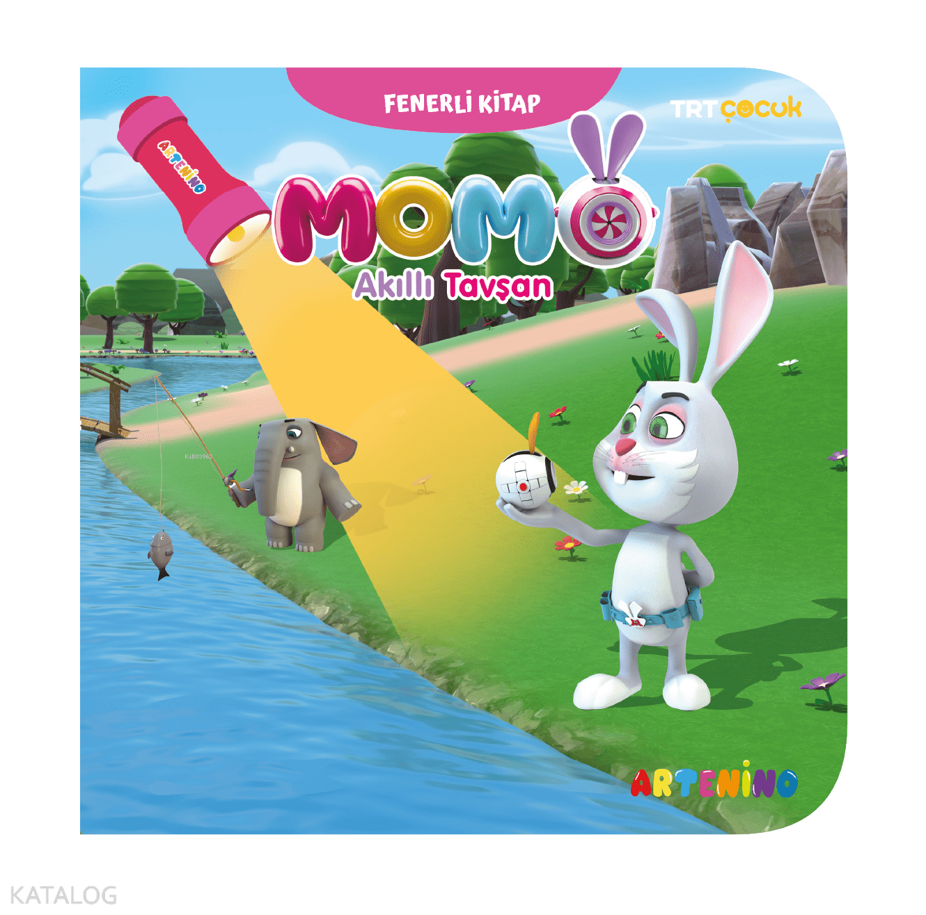 Momo Akıllı Tavşan - Trt Çocuk Fenerli Ara-Bul Hikaye Kitabı