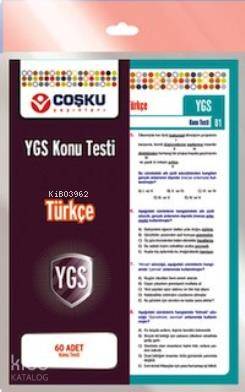 YGS Türkçe; 60 Adet Konu Testi