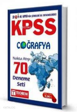 KPSS Coğrafya Nokta Atışı 70 Deneme Seti