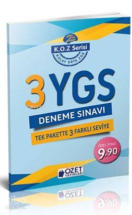 Ygs 3 Deneme Sınavı Koz Serisi( Kolay-Orta-Zor)