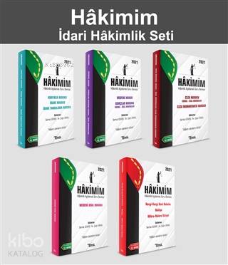  Hakimim İdari Hakimlik Seti (5 Kitap) | Hakimim İdari Hakimlik Seti (5 Kitap) | Bilge Yaman | Serhat GüvenÇağrı ÜnsalÇağrı Ünsal | Temsil Kitap | 9786052705180 