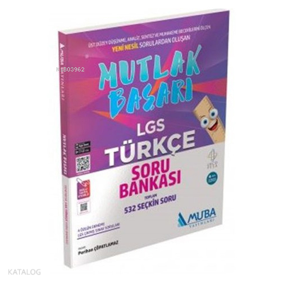 Muba - 8. Sınıf Yeni Nesil Mutlak Başarı Türkçe Soru Bankası