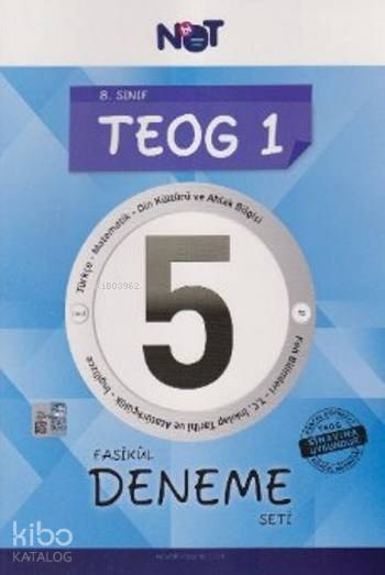 8. Sınıf TEOG-1 5 Fasikül Deneme Seti