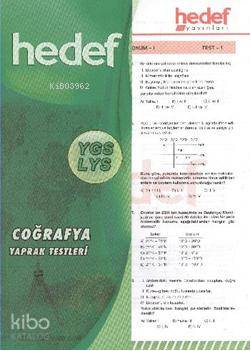 YGS - LYS Coğrafya Yaprak Testler