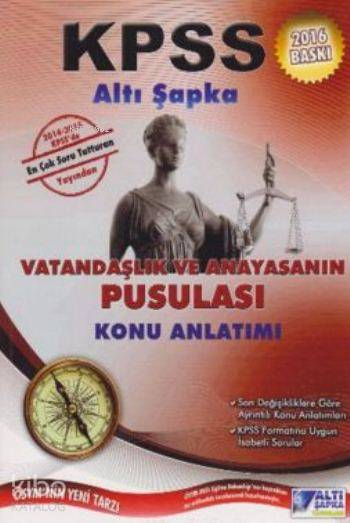 Kpss 2016 Altı Şapka Vatandaşlık Ve Anayasanın Pusulası; Konu Anlatımı 2016