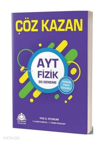  AYT Fizik 30 lu Deneme Sınavı | AYT Fizik 30 lu Deneme Sınavı | Kolektif | Çöz Kazan Yayınları (Hazırlık) | 9786057546272 