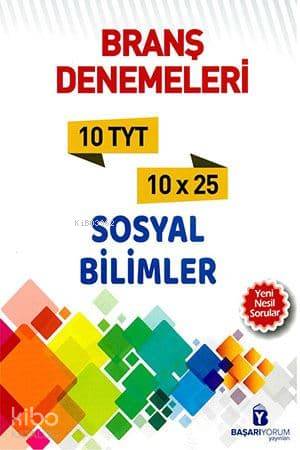 Başarıyorum Yayınları Tyt Sosyal Bilimler 10 Lu Denemeleri Başarıyorum
