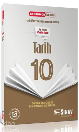 Sınav Dergisi Yayınları 10. Sınıf Tarih Akordiyon Serisi Aç Konu Katla Soru Sınav Dergisi 