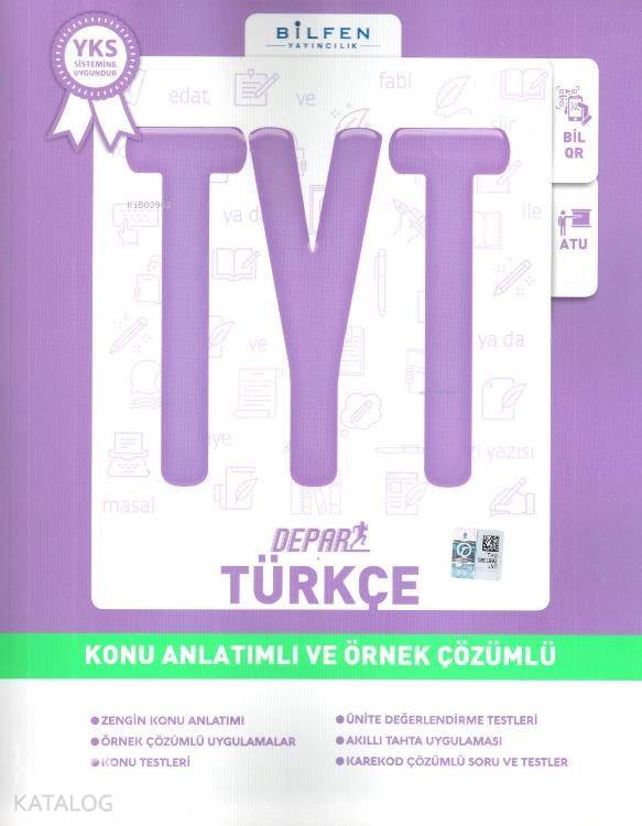 Bilfen Yayınları TYT Depar Türkçe Konu Anlatımlı ve Örnek Çözümlü