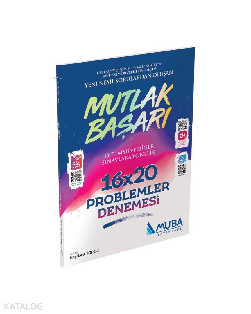 Muba Yayınları TYT Problemler Mutlak Başarı 16x20 Denemesi Muba 