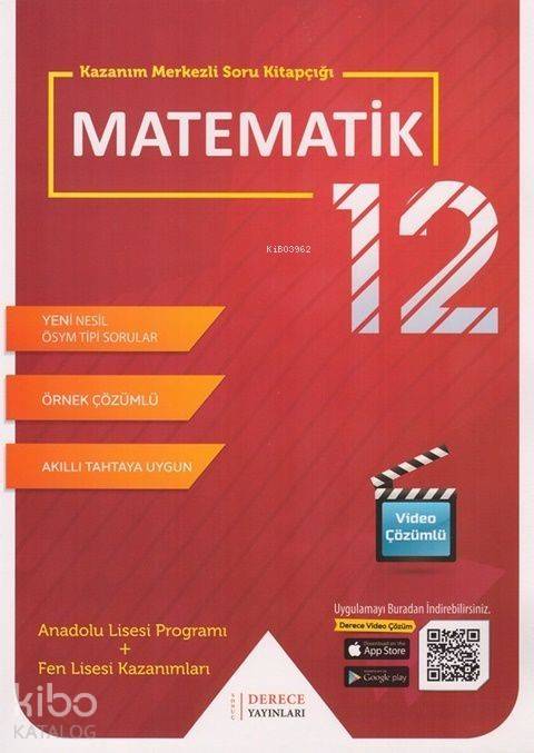 Sonuç Derece Yayınları 12. Sınıf Matematik Modüler Set Sonuç Derece