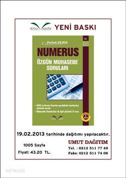 Numerus; Özgün Muhasebe Soruları