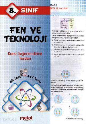 8. Sınıf Fen ve Teknoloji Konu Değerlendirme Testleri