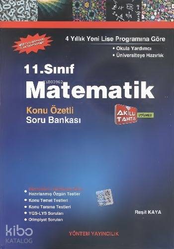 11. Sınıf Matematik Konu Özetli Soru Bankası