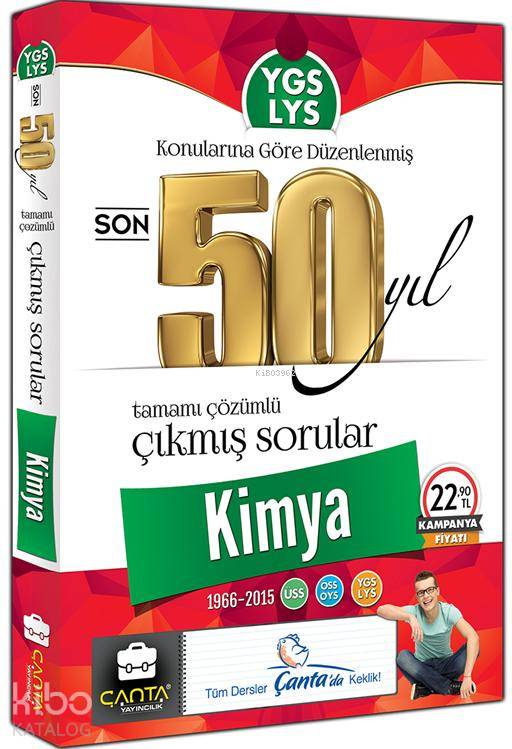 YGS - LYS Son 50 Yıl Kimya Çözümlü Çıkmış Sorular
