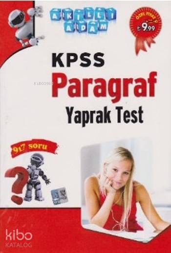 KPSS Paragraf Yaprak Test