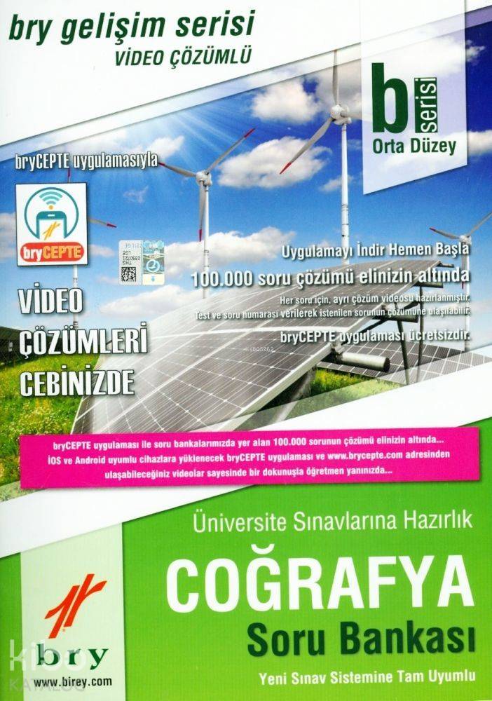 Birey Yayınları Coğrafya B Serisi Orta Düzey Soru Bankası Birey Eğitim 