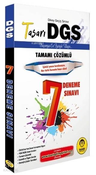 DGS Tamamı Çözümlü 7 Deneme Sınavı 2020