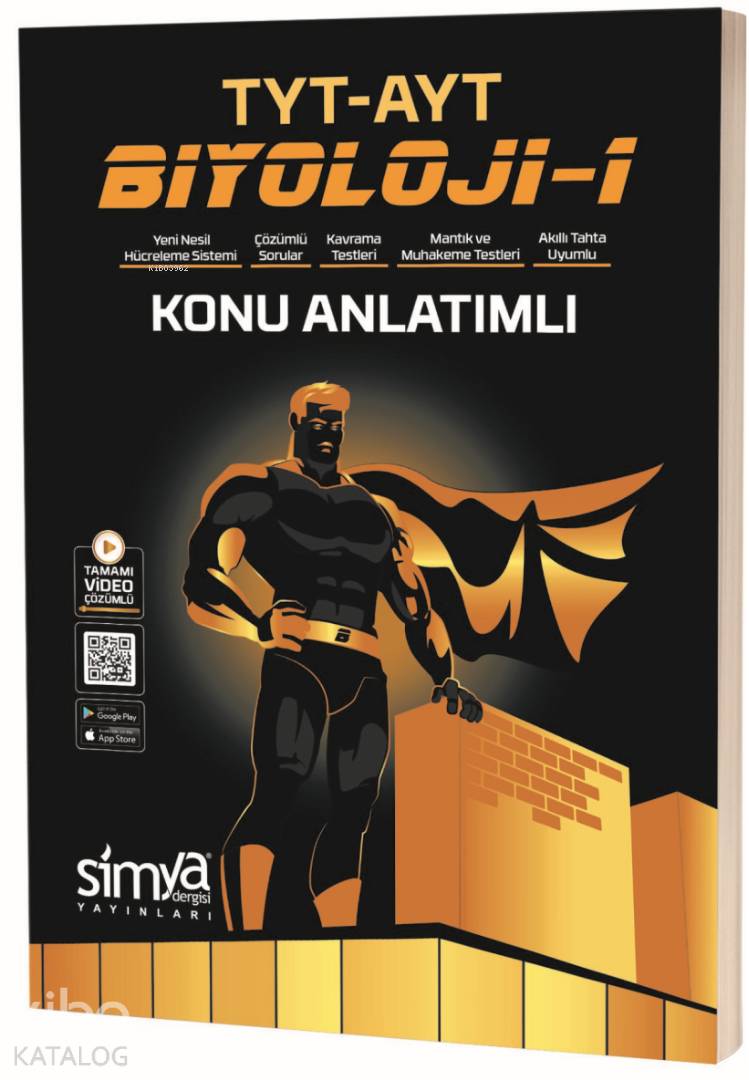 Simya Dergisi Yayınları TYT AYT Biyoloji-1 Konu Anlatımlı Simya Dergisi 