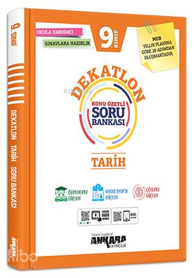  9Sınıf Tarih Dekatlon Soru Bankası | Sadık ArınÖzcan BaşıbüyükKadir Şahinli | Ankara Yayıncılık (Hazırlık) | 9786052662632 | 