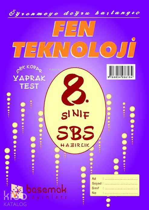 8. Sınıf Fen ve Teknoloji Yaprak Test Kitapçığı