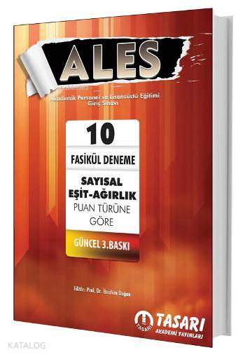 ALES 10 Fasikül Deneme Sayısal Eşit Ağırlık