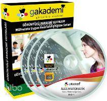 ALES Matematik Çözümlü Soru Bankası Eğitim Seti 25 DVD