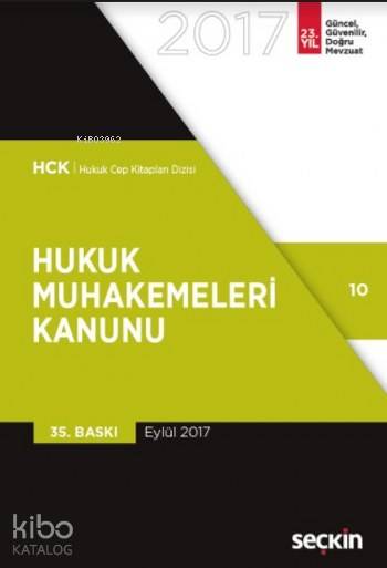  Hukuk Muhakemeleri Kanunu (Cep Kitabı) | Hukuk Muhakemeleri Kanunu (Cep Kitabı) | Kolektif | Remzi Özmen | Seçkin Yayıncılık | 9789750245091 