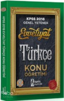 KPSS Evveliyat Türkçe Konu Öğretimi 2018