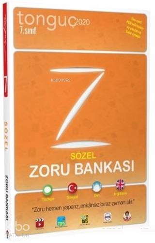 Tonguç Yayınları 7. Sınıf Sözel Zoru Bankası Tonguç 