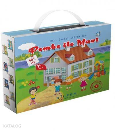 Bilfen - Pembe İle Mavi Okul Öncesi Eğitim Seti + 48 Ay