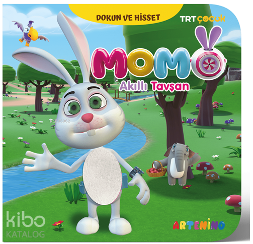 Momo Akıllı Tavşan - Trt Çocuk Dokun ve Hisset Kitap