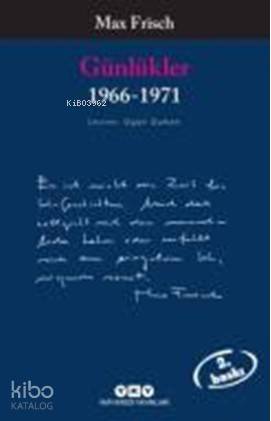  Günlükler 1966 1971 | Max Frisch | Ogün Duman | Yapı Kredi Yayınları ( YKY ) | 9789750814709 | 