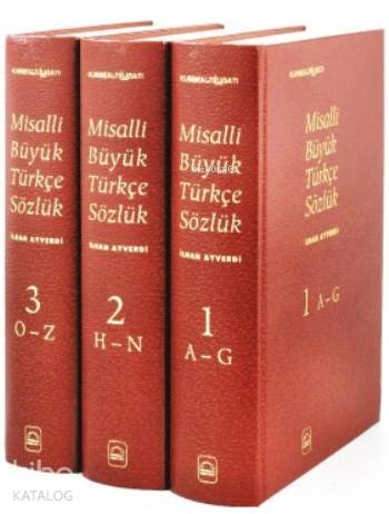  Misalli Büyük Türkçe Sözlük (3 Cilt) | Misalli Büyük Türkçe Sözlük (3 Cilt) | İlhan Ayverdi | Kubbealtı Neşriyat | 9789756444184 