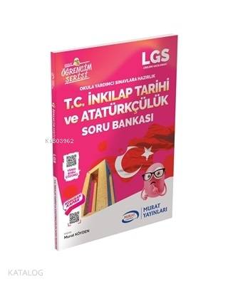 Murat Yayınları LGS T.C. İnkılap Tarihi ve Atatürkçülük Öğrencim Serisi Soru Bankası Murat 