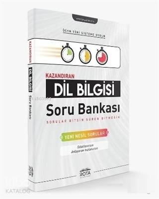 Rota Yayınları Kazandıran Dil Bilgisi Soru Bankası Rty Rota 