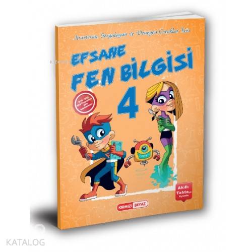 Kırmızı Beyaz Yayınları 4. Sınıf Efsane Fen Bilgisi Kırmızı Beyaz 