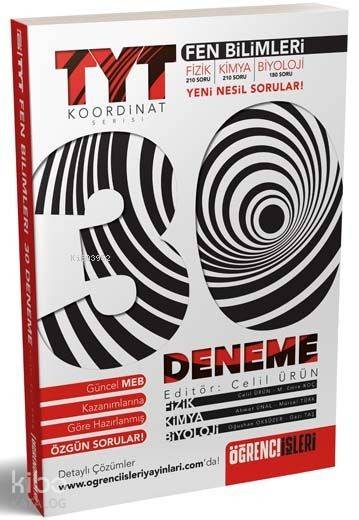 Öğrenci İşleri Yayınları TYT Fen Bilimleri 30 Deneme Öğrenci İşleri 