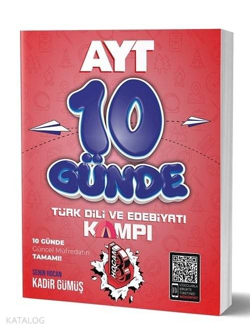 Benim Hocam Yayınları AYT 10 Günde Türk Dili ve Edebiyatı Kampı 2020 Özel Benim Hocam 