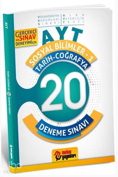 AYT Sosyal Bilimler 1 Tarih Coğrafya 20 Deneme Sınavı