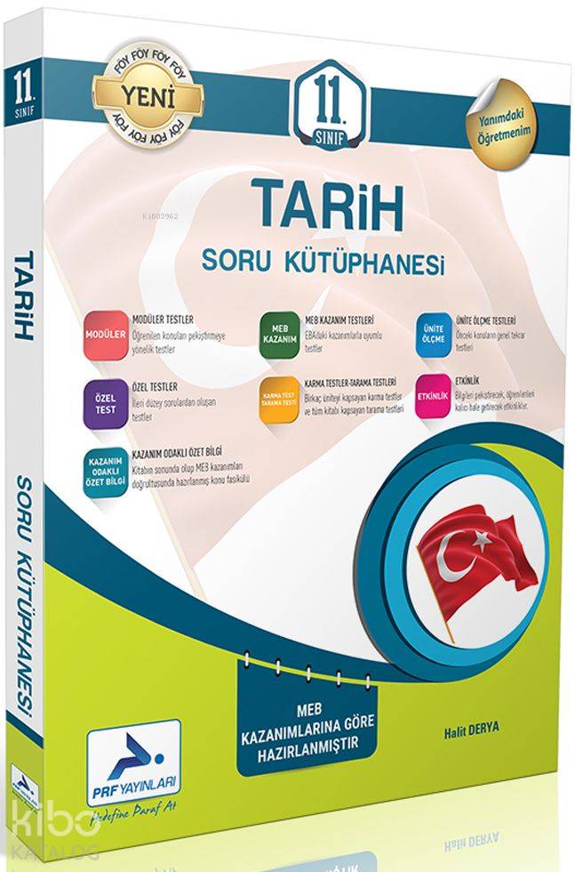 PRF Yayınları 11. Sınıf Tarih Soru Kütüphanesi