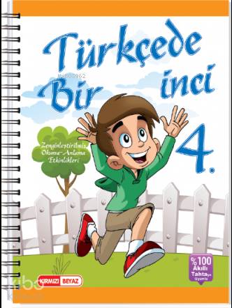 Kırmızı Beyaz Yayınları 4. Sınıf Türkçede Bir İnci Kırmızı Beyaz 