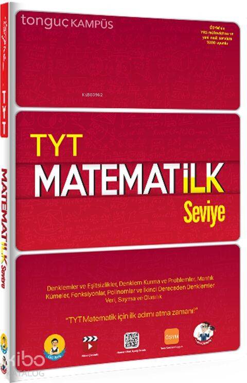 Tonguç Yayınları TYT Matematik İlk Seviye Soru Bankası Tonguç