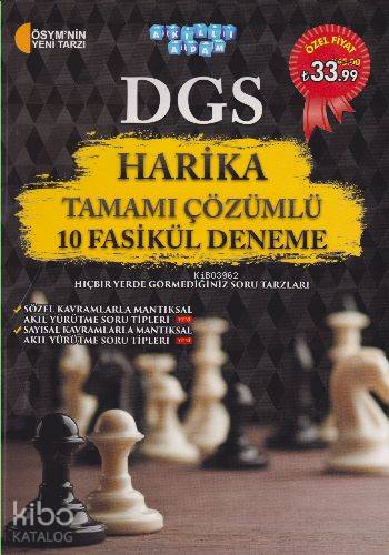 DGS Harika Tamamı Çözümlü 10 Fasikül Deneme