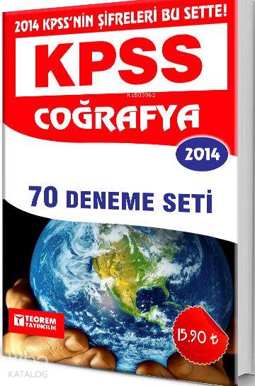 KPSS Coğrafya 70 Deneme Sınav Seti